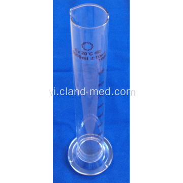 Đo Cylinder với Spout và Graduation với Glass Round Base